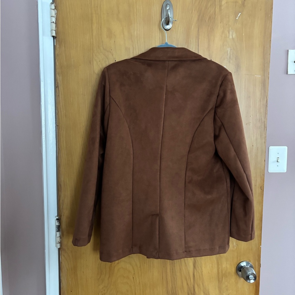 Stoosh Chestnut Double-Breasted Blazer - Picture 2 of 4